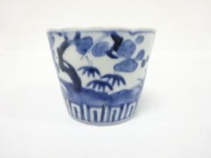 古伊万里　染付　蕎麦猪口